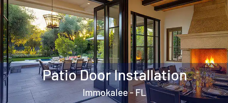  Patio Door Installation Immokalee - FL